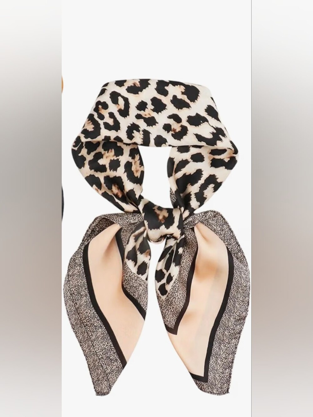 Leopard Print Women's Scarf - 27" Square